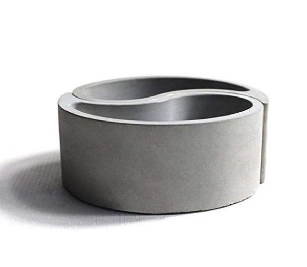 Ying & Yang Minimalist Concrete Planter - Image 2