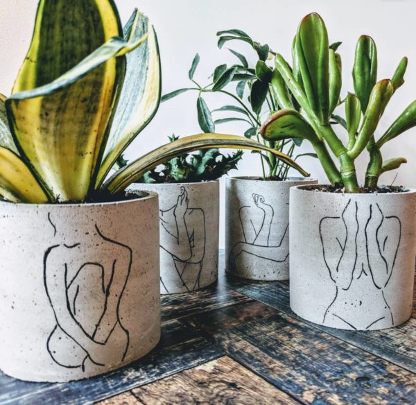 Femme Concrete Planter